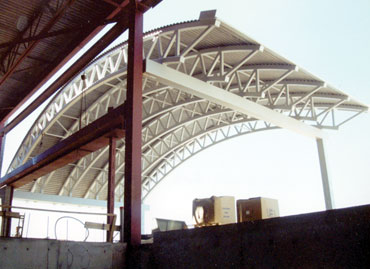 Curved Roof Section